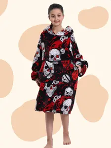 Cartoon Print Home Clothing, Fire Retardant Fabric, Long Sleeve Loose Fit, Multiple Prints Available