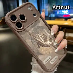 Phone Case for  iPhone 17 Pro Max 16 Plus 15 14 13 12 11 XR Air E Icarus' Sun Love Full Coverage Reinforced Lens Protection Durable Soft Cover for Girl