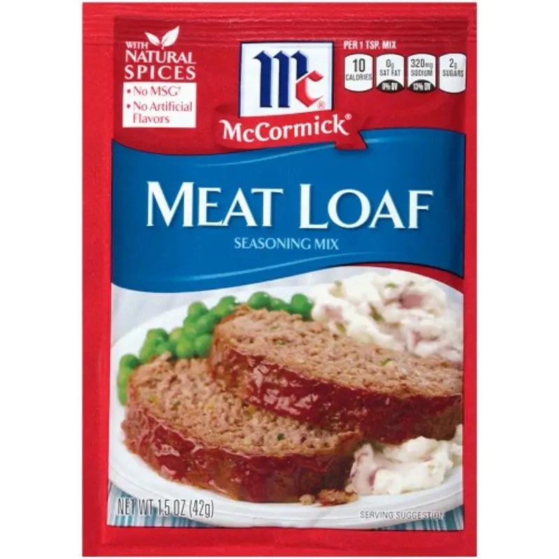 3x McCormick Meat Loaf Seasoning Spice Blend Packet - Perfect Cooking Seasoning Mix for Savory Meals, 1.5oz