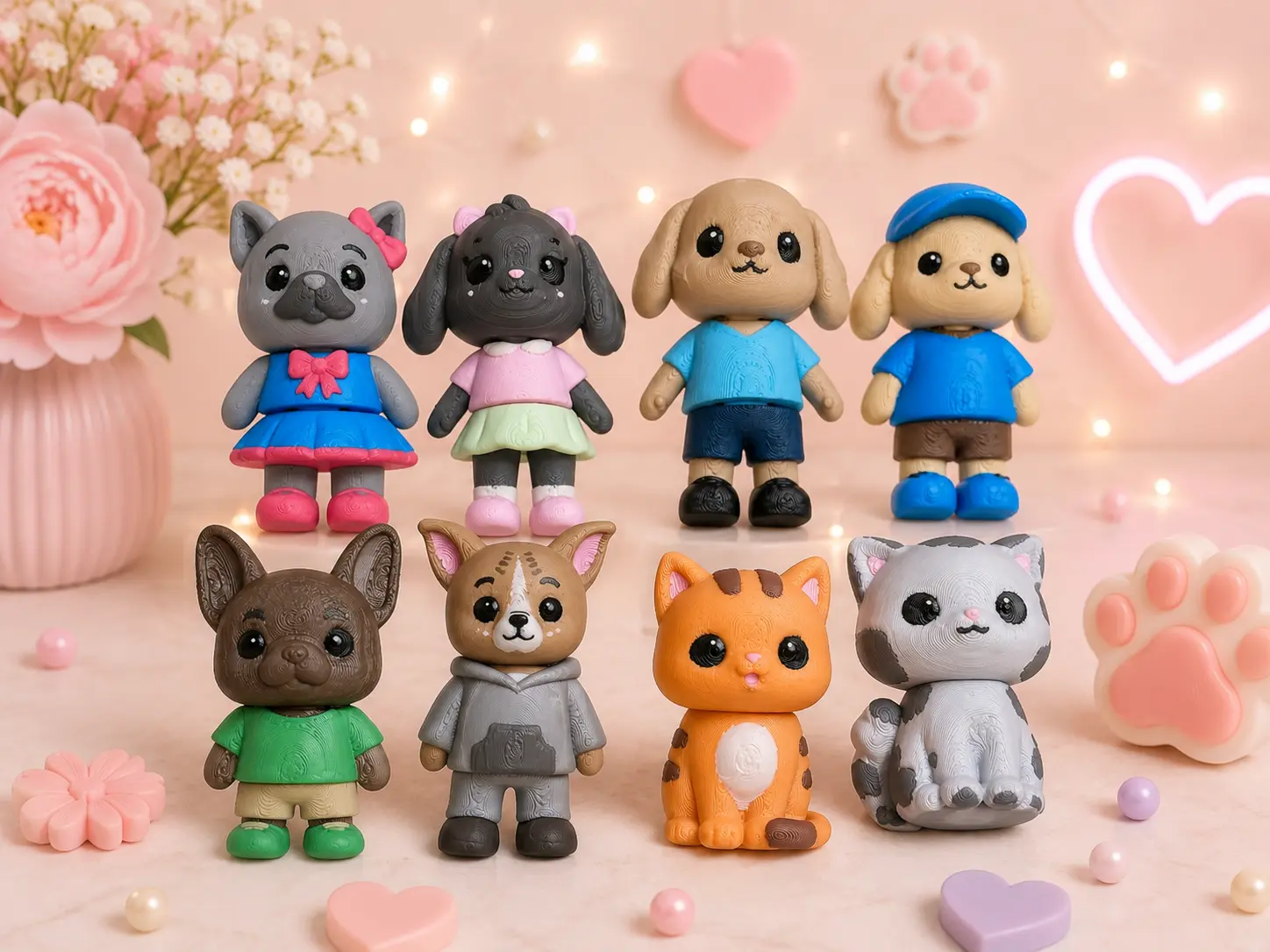 Lola and Friends 3 D Pocket Size Pals Bundle
