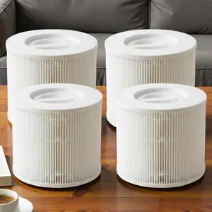 4 Pack Core 300s Replacement Filter for LEVOIT Core 300 / 300S / 300-P / 300S-P Air Purifier, H13 True HEPA Filter, Core 300-RF-TX