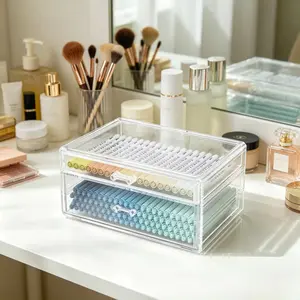 Stackable Desktop Storage Box, Large Capacity Organizer, Ideal for Pencils, Markers, Cosmetics, Small Items, Multi-Purpose Storage Solution