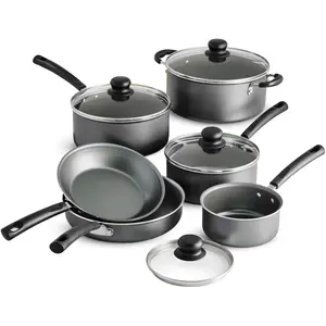 Tramontina Primaware Non-stick Cookware Set, 10 Piece Ceramic Glass