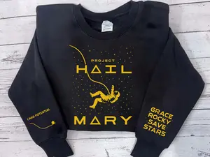 Project Hail Mary Rocky Astronaut Space Sweatshirt, Project Hail Mary Inspired Graphic Tee, Cute Astronomy Gift for Her