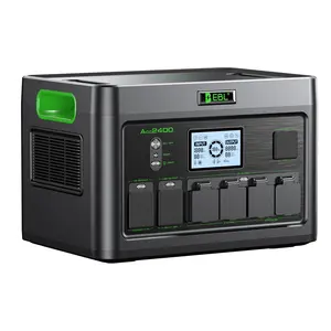 EBL 2400W Power Station | 1843Wh Capacity, 4 AC Outlets & 100W PD for Heavy-Duty Home & Outdoor Use