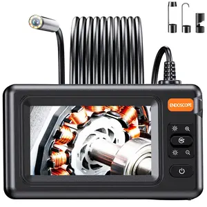 High-Definition Industrial Endoscope Inspection Camera, 4.3 Inch IPS LCD Screen, Ip67 Waterproof Snake Mini Camera, Suitable for Auto Repair
