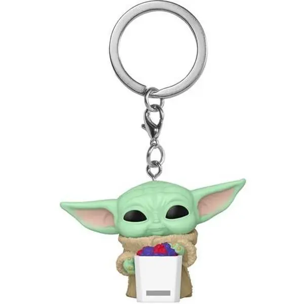 Funko Keychain: Mandalorian & Grogu - Grogu (Star Wars)  [COLLECTIBLES] Keychain, Vinyl figurine/statue, Collectible
