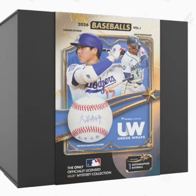X1 box signed Baseball Fanatics Signed  Baseball Memorabilia Box