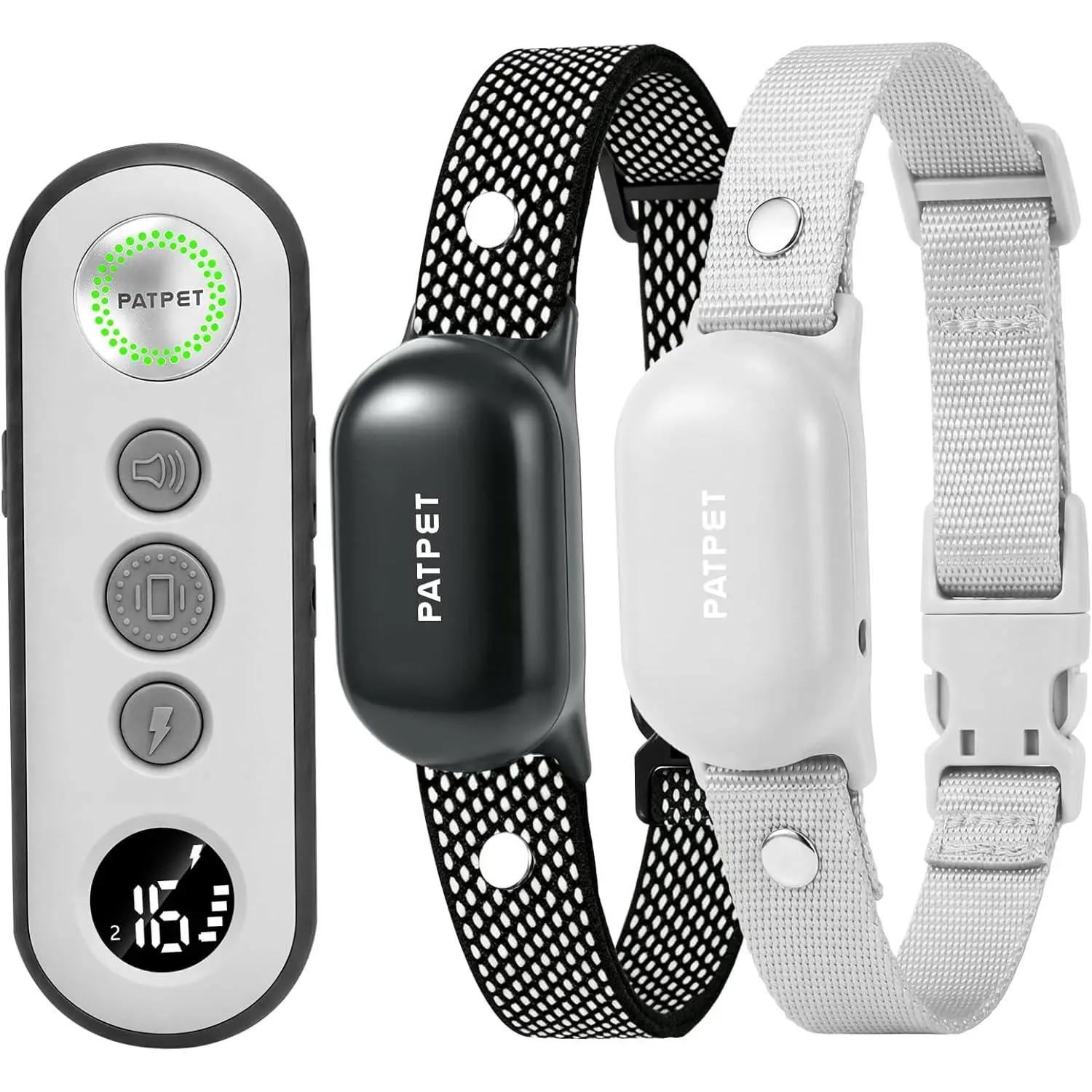 Shock Collar for Dogs(10-120lbs), 4000ft Rechargeable IPX7 Waterproof Training Collar with Remote for 2 Dogs, Electric Dog Collar for Small Medium Large Dogs 2 Packs