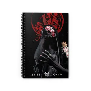 Sleep Token Notebook | Music Aesthetic Writing Planner | Band Inspired Study Journal | Note-Taking Notebook | School Stationery Essentials | Desk Setup Trend | Fan Gift Choice | Gift Under $15