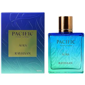RAYHAAN Pacific Aura Eau de Parfum Spray for Men 3.4 Ounce