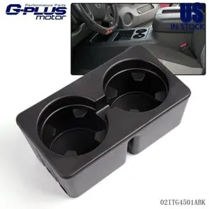 Center Console Dual Cup Holder Black Fit For 2007-2014 Cadillac GMC Chevy