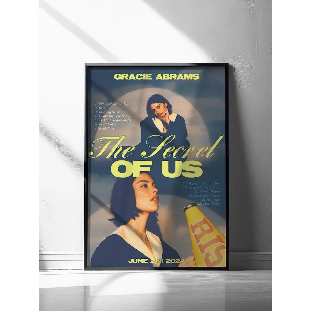 The Secret of Us Gracie Abrams Aesthetic Wall Art Poster