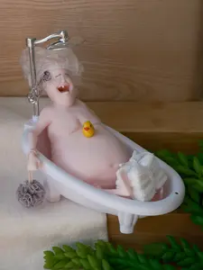 Bathtime Rene – Limited Edition - TheMugly Doll - Squishy and Deformable Funny Toy for Stress Relief! Perfect for Kids & Adults for Instant Smiles.