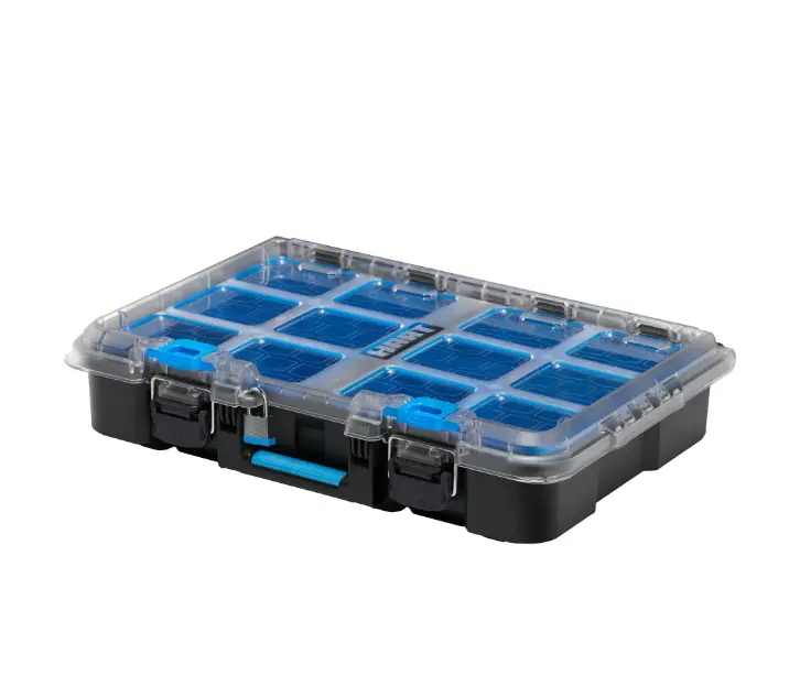 Tool Box with Removable Organizer Bins for Modular Storage System - Stack System