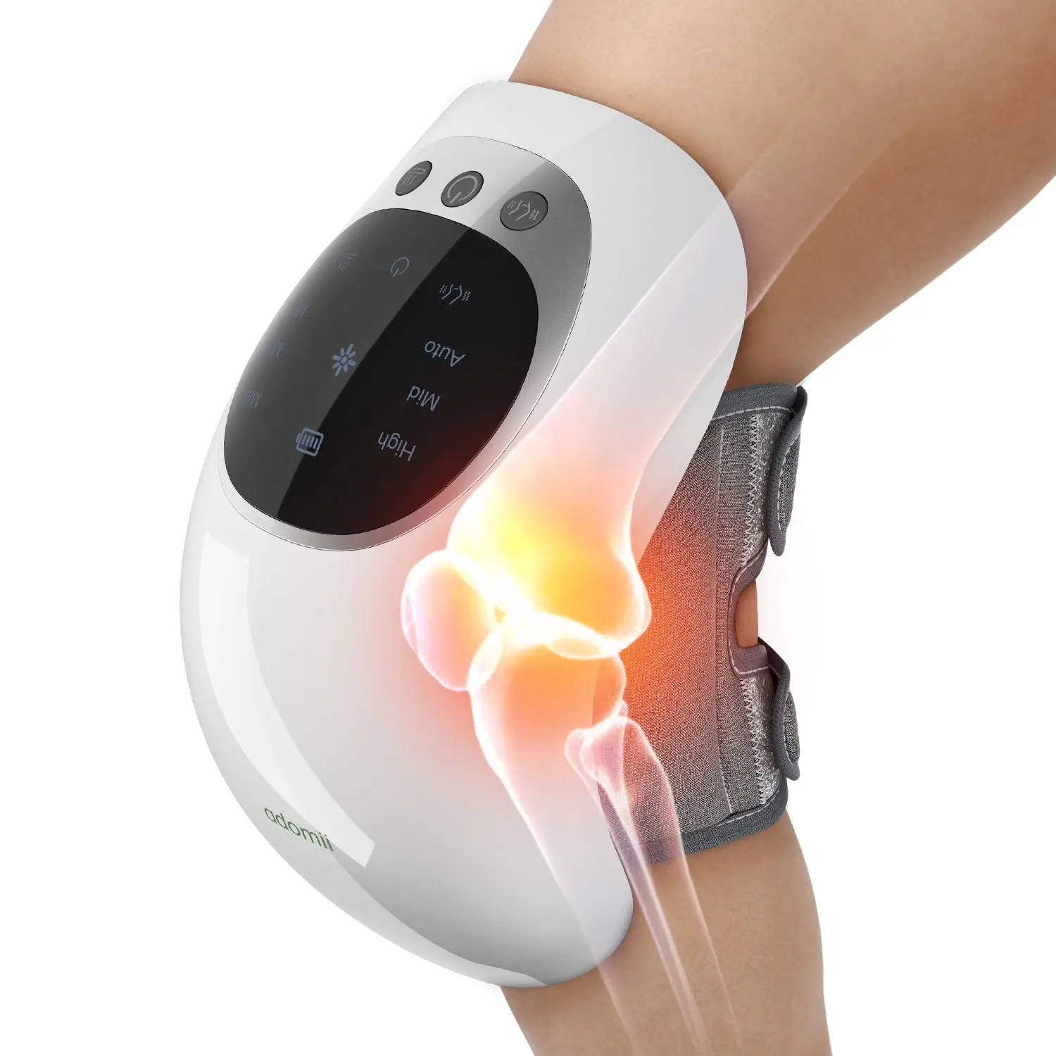 Knee Massager with Red Light Therapy, Comfortable Design, Cordless, Ideal for Adjustable Usage, Gift-Ready Product