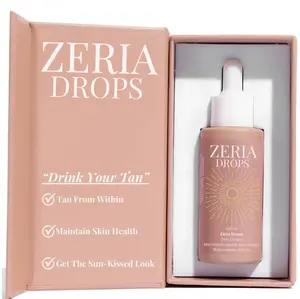 NEW 2025!!! Zeria Sunless Tanning Drops - ZERIA Drops To Naturally Boost Melanin, Enhances Natural Skin Tone - Without The Sun DamageGlow, Moisturizing Bronzing Drops for Face & Body