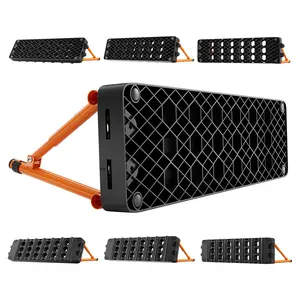 【FathersDayGift】VEVOR Soccer Rebounder Board, 37.4 x 9.8 in Portable Soccer Rebound Wall, Dual Surface Sports Kick Back Trainer, 3 Adjustable Angles, Easy Setup Ball Practice Equipment for Passing & Reaction Skills