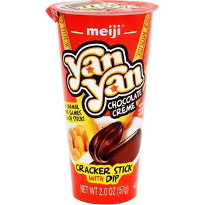 Meiji YanYan Biscuit Sticks Chocolate Cookie Dip 2 OZ Crispy & Creamy Crunchy Biscuit Sticks with Rich Smooth Chocolate Dip Perfect for On-the-Go Snacking Meiji YanYan Biscuit Sticks Chocolate Cookie Dip 2 OZ Crispy & Creamy Crunchy Biscuit Sticks with Rich Smooth Chocolate Dip Perfect for On-the-Go Snacking