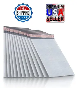 Bubble Mailers 50 Pack 10x6 or 12x8.5 Sizes Made in USA Padded Shipping Envelopes Self Seal Lightweight Durable Protective Bubble Lining for Small Items
