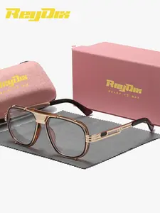 1 Piece ReyDix Unisex Fashionable And Versatile Style Stylish Glasses Full Frame Plano Glasses Casual Eyeglasses Modern Interpretation Frog Frame Plano Glasses Fashion Frames Accessories