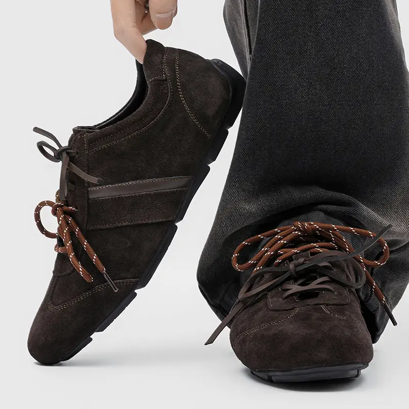 Men's Sneakers, Contemporary Low Top Design with Laces, Lightweight and Breathable with a Non-Slip Rubber Sole for Walking