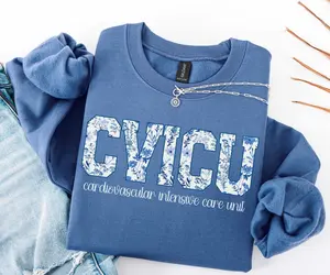 CVICU Nurse T-Shirt / Sweatshirt & Hoodie CVICU Nurse Shirt Cardiovascular ICU Nurse Tshirt Cardiovascular Intensive Care Unit Clothes Crewneck