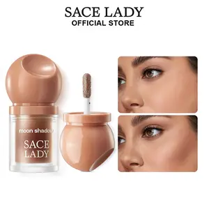 SACE LADY Liquid Contour, Blendable & Long Lasting 3D Cream Bronzer Makeup for Face Eyes Lips (Cool Taupe, 0.13Oz)