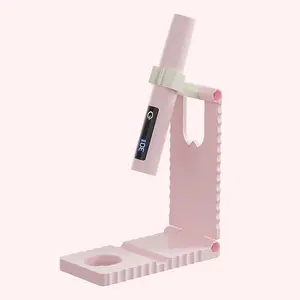 Quick-Dry Nail Lamp with Stand, Rechargeable Digital Display LED Manicure Light, Mini UV Gel Curing Machine, Abs Material