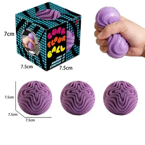 Ultra-Soft Spherical Slow-Rebound Squeeze Toy Set – 3-Pack Sensory Stress Relief Balls for Adults & Kids, Calming Fidget Pack for ADHD, Autism & Anxiety, Occupational Therapy Tools, Classroom Rewards for Calm Down Corner