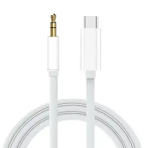 USB C to 3.5mm AUX Audio Adapter Cable, Type-C to 3.5mm AUX Audio Headphone Line, Compatible with iPhone 16 Pro Max/15 Plus/Galaxy S24 23 S22 S21 S20 Note 20/Pixel 9/8/7/6
