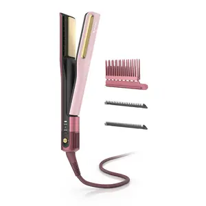 Shark SilkiPro Straight Wet to Dry Straightener + Rapid Blow Dryer, Plum Satin - HT400