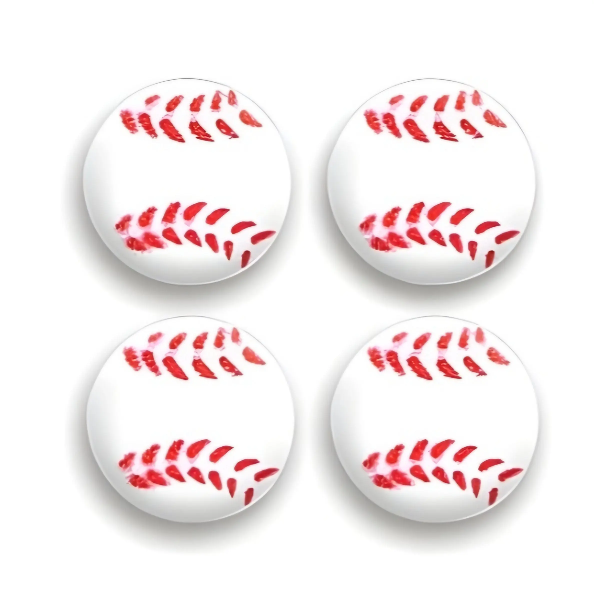 Baseball Icing Cupcake Toppers 12 Count