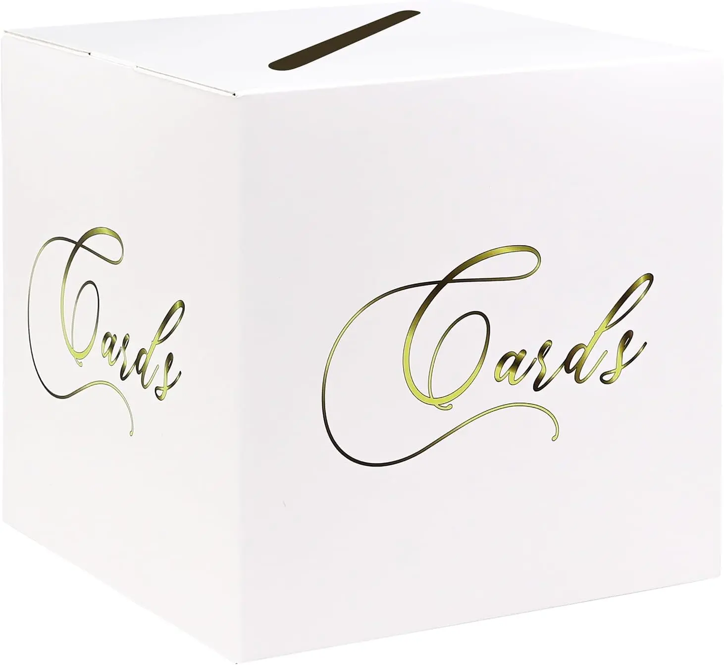 White and  Card Box  Card Box Holder Envelope Box for Wedding Birthday  Shower Retirement Party Graduation Card Box