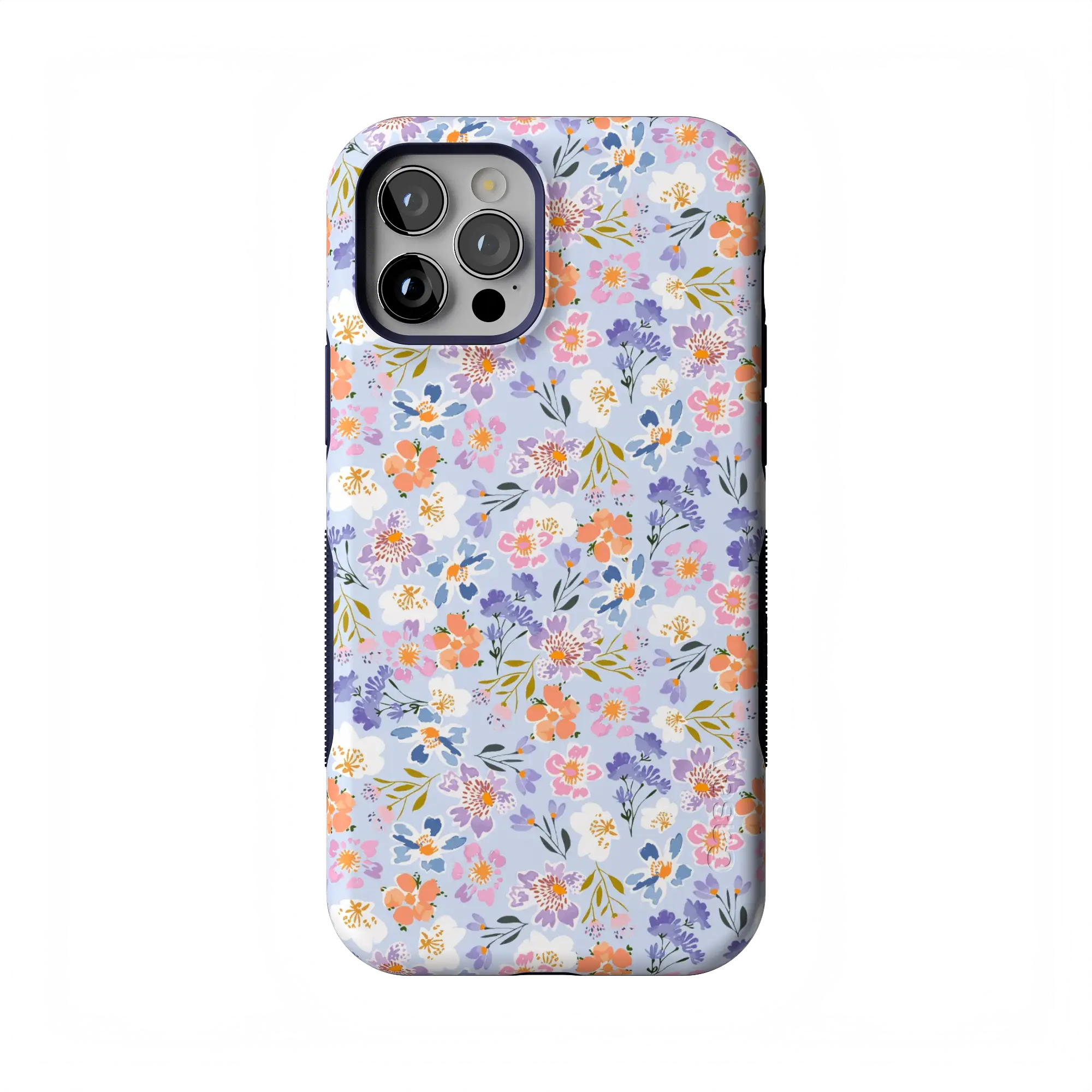 Casely iPhone 12/12 Pro Case | Poppy Meadows | Pastel Floral | Bold Protective Design | Compatible with MagSafe