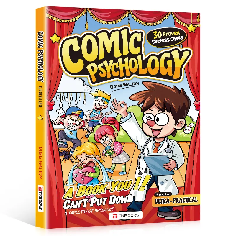 QL-【TIKBOOKS】Comics for Kids' Psychology: Stop Overthinking, Shake Off Anxiety, and Build Your Inner Strength If your child—
