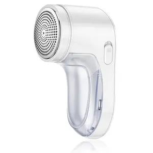 Fabric Shaver Electric Lint Remover Sweater Shaver with Safety Lock Protection for Removing Fuzz and Pill from Clothes Furniture and Blanket (White)