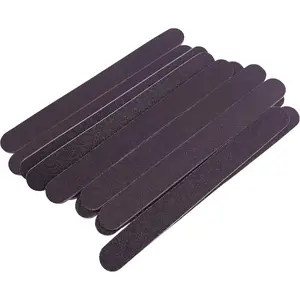 Nail File 12pcs Professional Double Sided 100/180 Grit Nail Files Black Manicure Pedicure Tool and Nail Buffering Files Emery Board