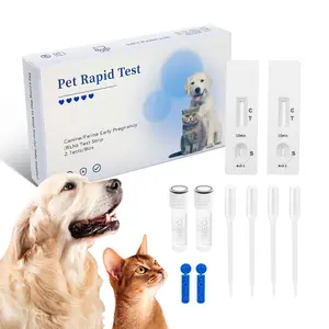 Dog & Cat Blood Pregnancy Test Kit – 99% Accurate Relaxin Detection for Early Home Use – Results in 5-10 Minutes with Painless Sampling – Professional-Grade Kit for Breeders & Pet Owners