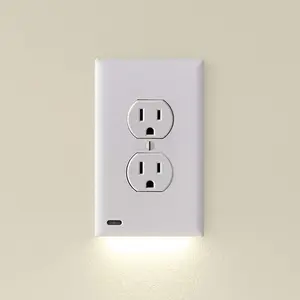 Angel Night Light Motion Sensor Socket Plug-in Panel, Auto On/Off Adjustable Lighting Modes Soft Warm Glow Safety Night Lamp, Perfect for Kids Baby Toddler Sleep Aid, Ideal for Nursery Hallway Bathroom Home Daily Use