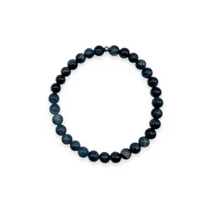 Men's Blue Tiger's Eye Mini Stacker Bracelet