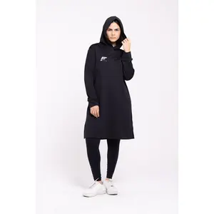 EASE - Oversized Hooded Long Sleeve Top