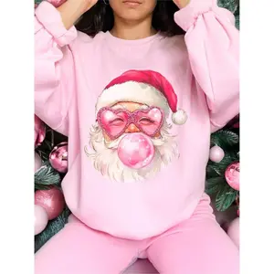 Santa Claus Bubble Gum~A unisex round neck sweatshirt printed in the United States