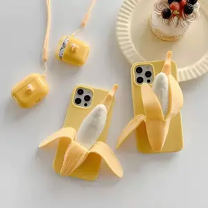 Squeeze Your Stress Away!Banana Phone Case for iPhone 12-17
