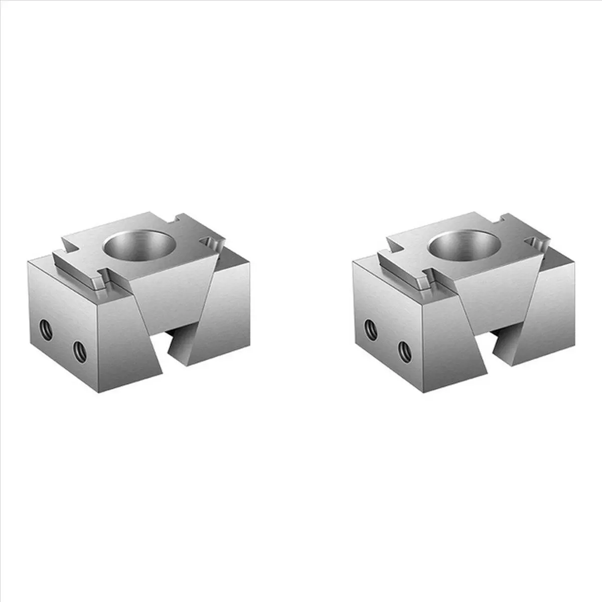 QYKF 2 Pack M6 Expansion Fixture Wedge Clamps, Adjustable Sculpture Carving Tool