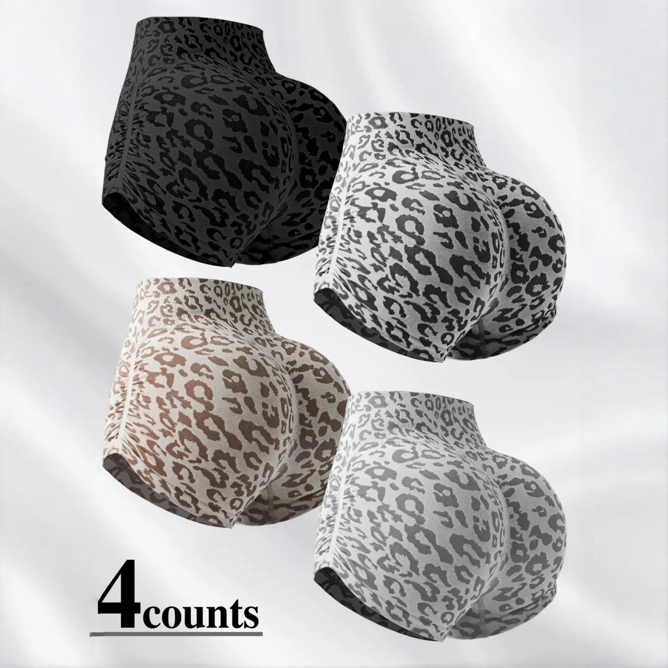 4-Black/Dark Gray/Light Gray/Coffee