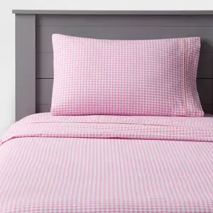 Queen Gingham Kids' Cotton Sheet Set - Pillowfort