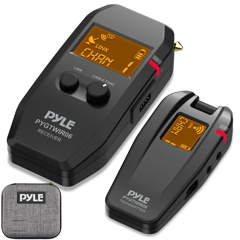 Wireless Guitar System | Rechargeable Wireless Transmitter & Receiver with 35m Range, 4 Channels, High-Fidelity Sound & 1/4" Audio Jack for Electric Guitar, Bass, Violin & Other Instruments