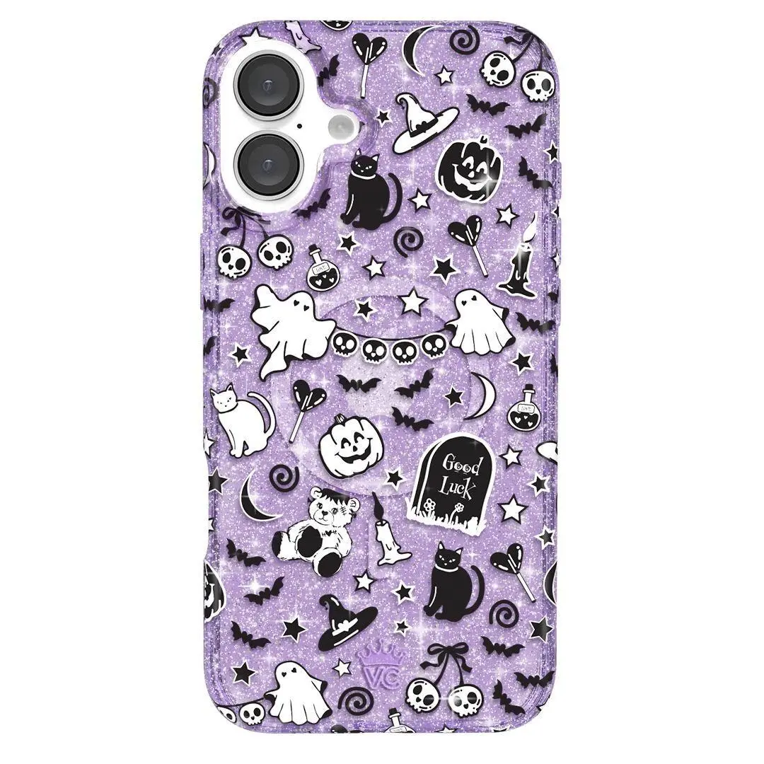 Witchy Lilac Glitter iPhone Case Witchy Lilac Glitter iPhone Case
