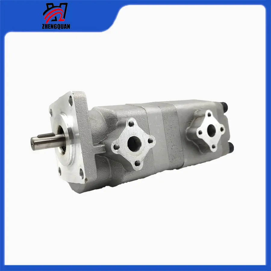 Zhengquan HGP-22A-Series Alloy Steel-Aluminium Alloy High-Pressure Twin-Stage Hydraulic Gear Pump (F6/6R, F8/8R) with SAE Flange, Input Shaft Connection, 300cmx130cmx150cm, 6000g for Construction, Transport – In-Stock Agricultural Manufacturer Tool